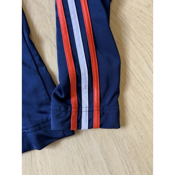 VTG Y2K Adidas 3 Stripe Jacket Trefoil Track Blue Orange FL GATORS Satin Women S - Picture 6 of 13